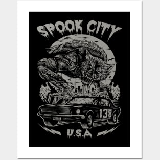 "SPOOK CITY" Posters and Art